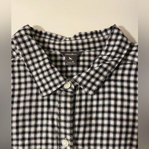 Eddie Bauer Women’s Checked Flannel Shirt. Size XL. 100% Cotton